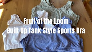 Fruit of the Loom Women's Built Up Tank Style Sports Bra