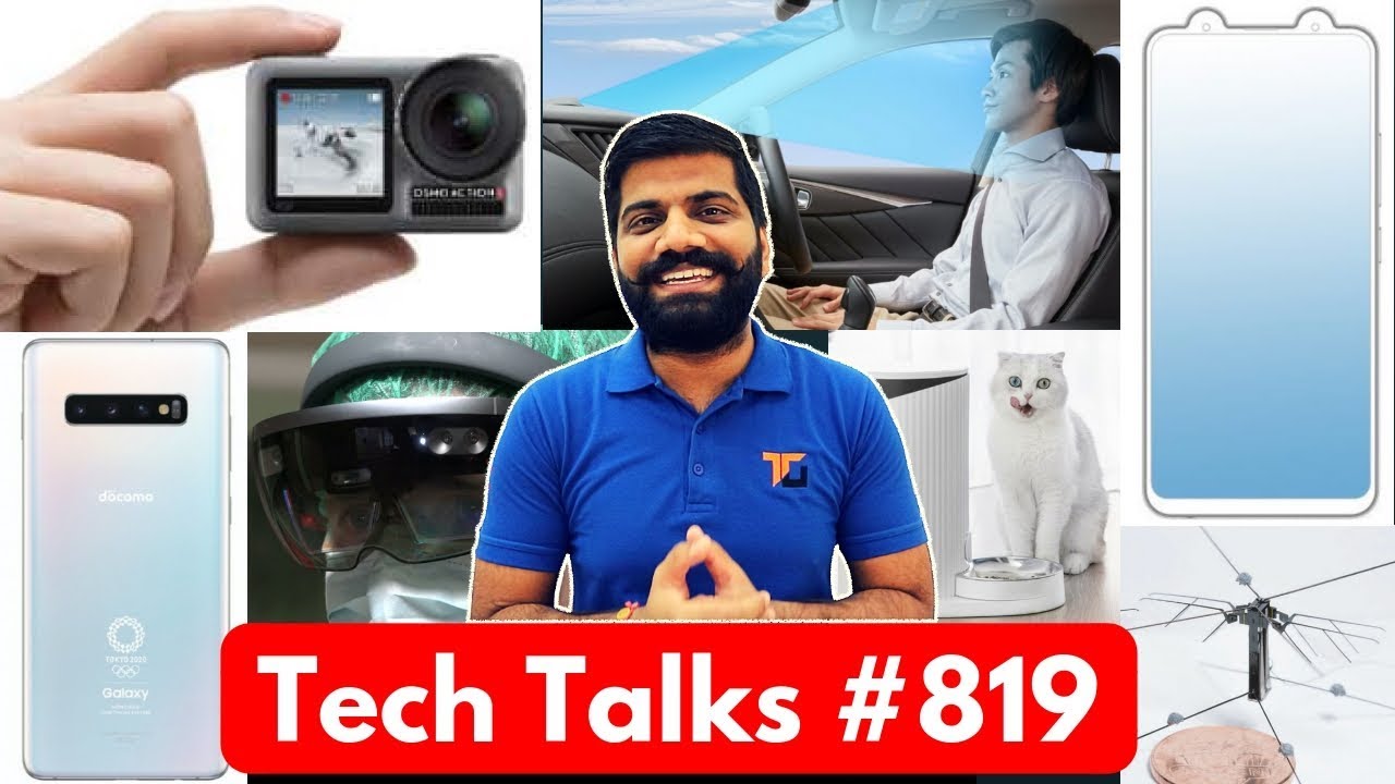 Tech Talks #819 - Redmi 7A, S10+ Olympic Edition, Vivo Reverse Notch, Dji OSMO Action, Moto Razr hindi news channel live