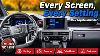 2025 Toyota 4Runner | Every Screen Every Setting