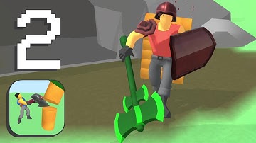 Lumbercraft Game MAX LEVEL Craft Tower & Survive! by VOODOO part 2