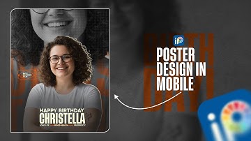 Professional Birthday Poster Design on Mobile | ibis Paint X Tutorial