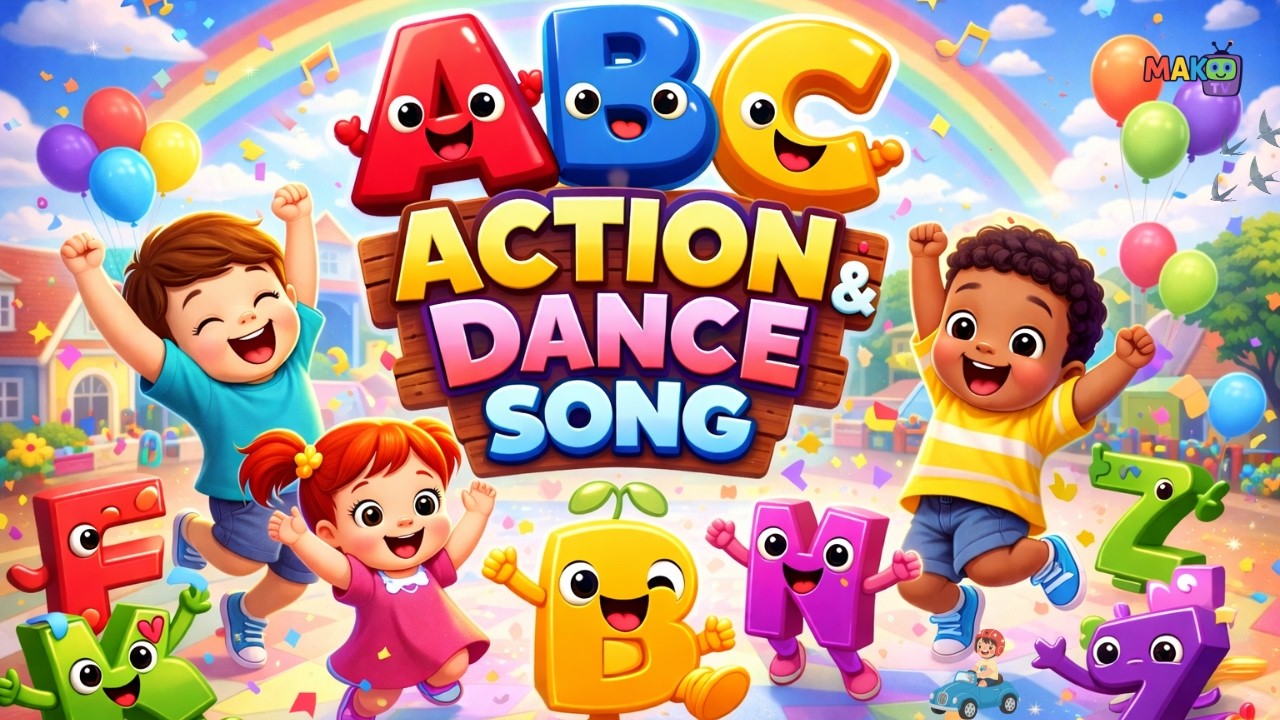 ABC Dance Song for Kids | Alphabet Learning | Fun Nursery Rhymes | MAK TV