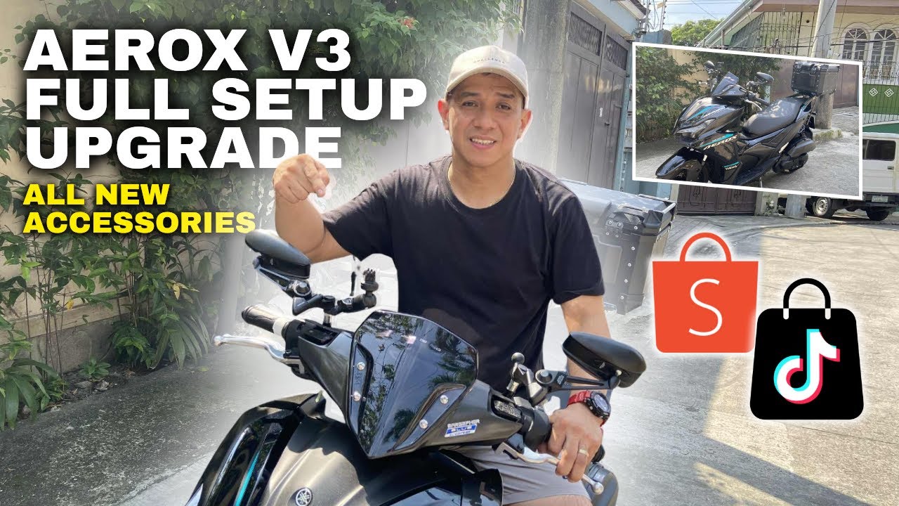 AEROX V3 FULL SETUP UPGRADE | FULL ACCESSORIES REVIEW