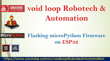 05 Flashing microPython Firmware and Led Blink  on ESP32