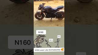 Bajaj N160 Bs6 2026 Model Vs Ri5 Vs Mt 😲 #short #n160 #rider #ytshorts #viral #pulsar #ststus #fyp