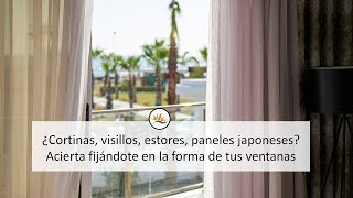 Cortinas, estores o paneles. Acierta según la forma de tus ventanas - Feng Shui para Todos