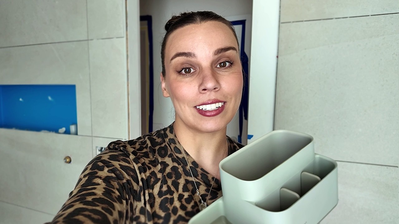 The bathroom renovation is almost done!