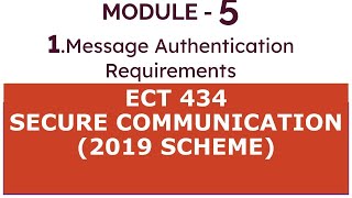Module 5.1_ Message Authentication requirements