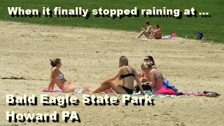 Bald Eagle State Park,  Pennsylvania ... sun, rain & hail, it has it all. Oh, and big machinery too.