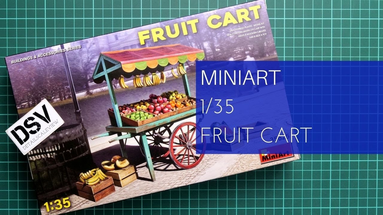 Miniart 1/35 Fruit Cart (35625) Review