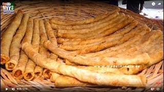 CRISPY CHICKEN FRANKIE MAKING | STREET FOOD