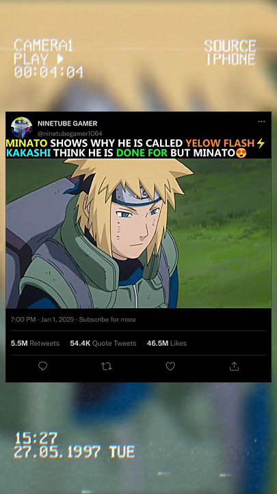Kakashi And Minato🤯