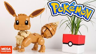 Evoli En Briques Mega Construx Lego Un Pokémon Géant Xl Magnifique Eevee