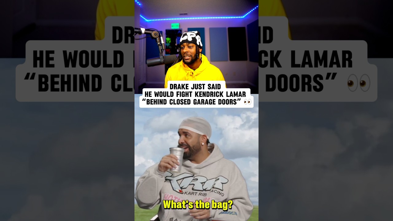 Drake just said he would fight Kendrick Lamar “behind closed garage doors” 👀 