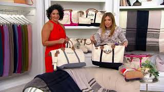 CB Station Canvas Personalized Weekender with Pouch on QVC
