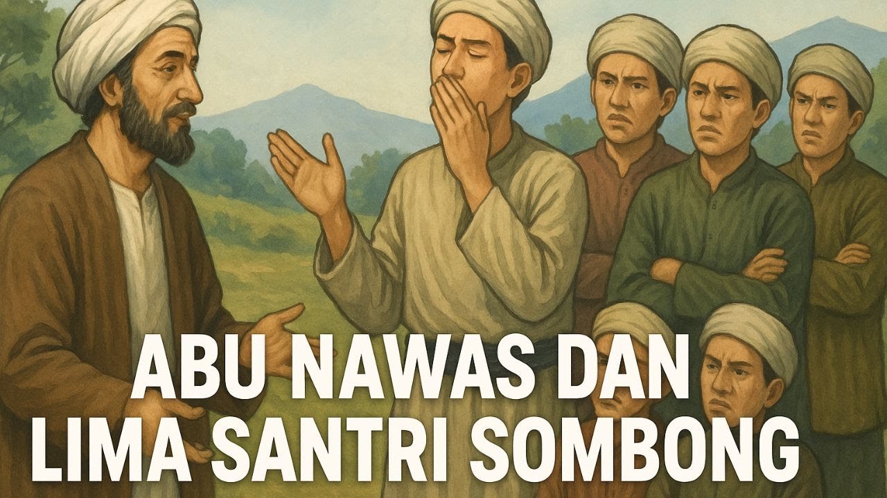 ABU NAWAS DAN LIMA SANTRI SOMBONG‼️ Jawaban Abu Nawas Buat Mereka Nangis Tersungkur!