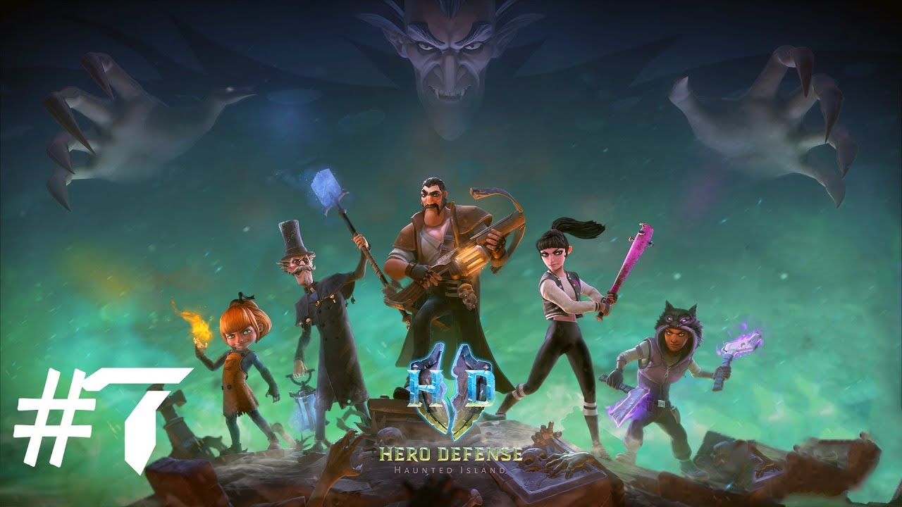 Прохождение Hero Defense: Haunted Island. Серия 7 Смотрим на второй акт продолжение следует...