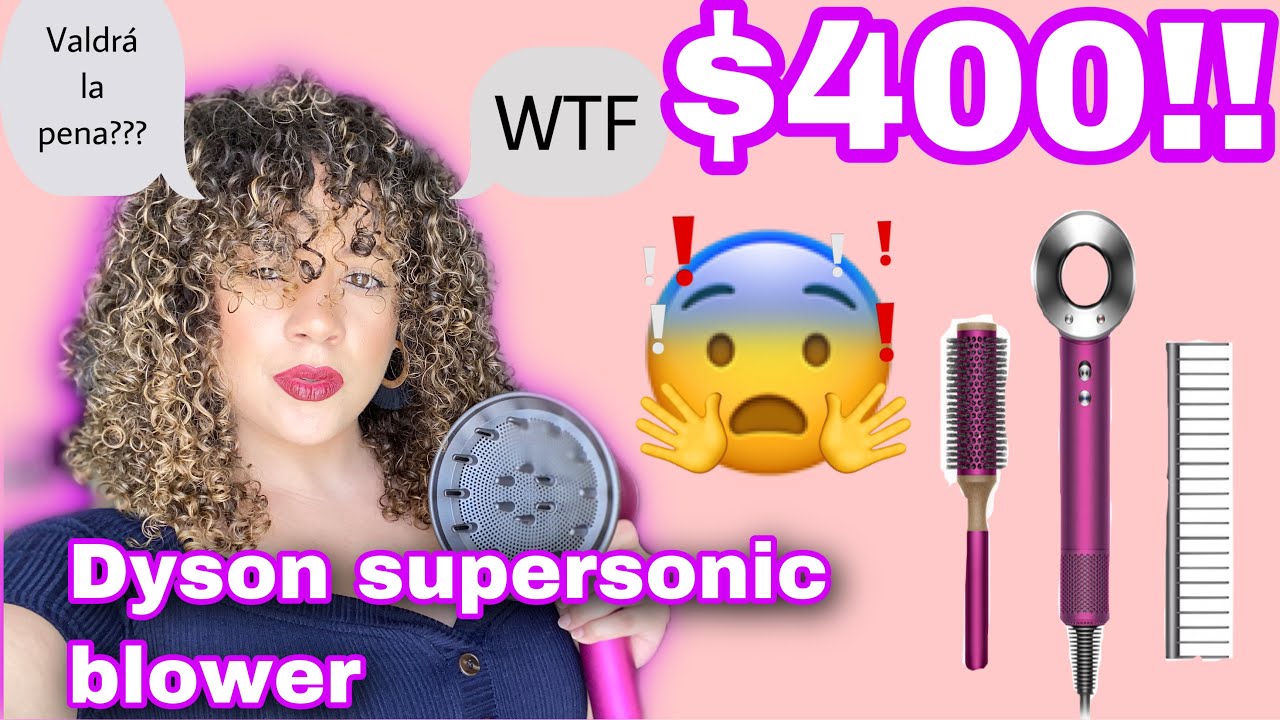 Dyson Supersonic para pelo rizos! Valdra la pena $400??? - YouTube