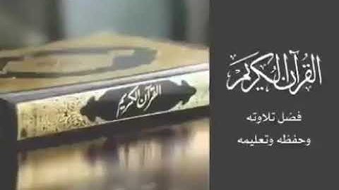 القران الكريم يأتي يوم القيامة شفيع لأصحابه