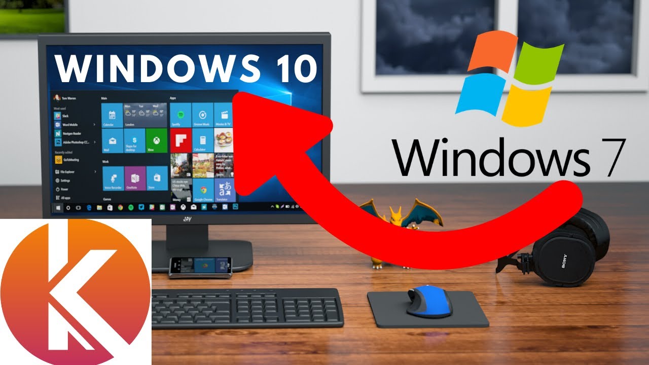 Passer De Windows 7 8 Et 8 1 A Windows 10 Gratuitement Tutoriel Ordinateur Pc Youtube