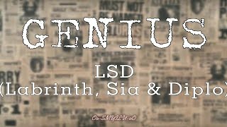 Genius | LSD (Labrinth, Dia & Diplo) | Lyrics in English Resimi