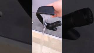 unique design luxury waterfall basin faucet