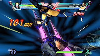 UMvC3 Palette Swap - Tabs' Model Swap Showcase Combos Part 4 (Shadow Lady/Wolverine(Laura))