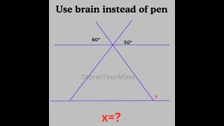 Basic mathematics Triangle problem algebra tricky problem #mathteacher #mathlover #mathfun #algebra