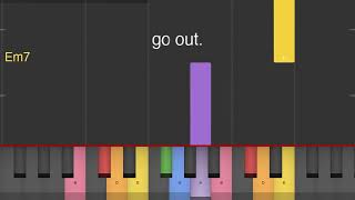 Everyday Life by Coldplay | Piano Backing Track - Karaoke Lyrics