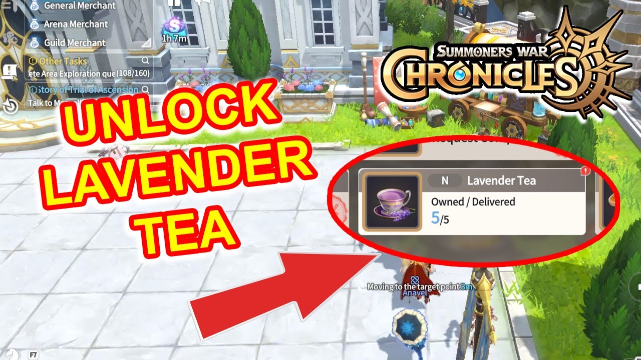 Lavender Tea Cooking Promotion Summoners War Chronicles Global