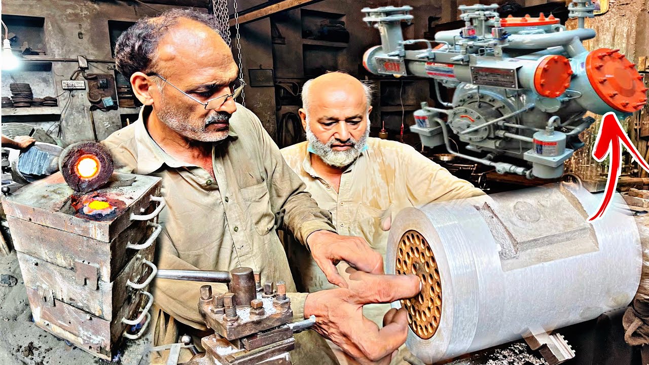 How Largest Engine Pistons are Made How Expert Old Men Make Big