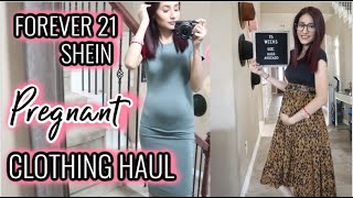 FOREVER 21 PREGNANCY CLOTHING HAUL | SHEIN PREGNANCY HAUL | PREGNANCY CLOTHES HAUL | PREGNACY TRY-ON