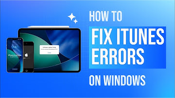 Fix iTunes Errors on Windows | Repair iTunes Problems & Errors Quickly