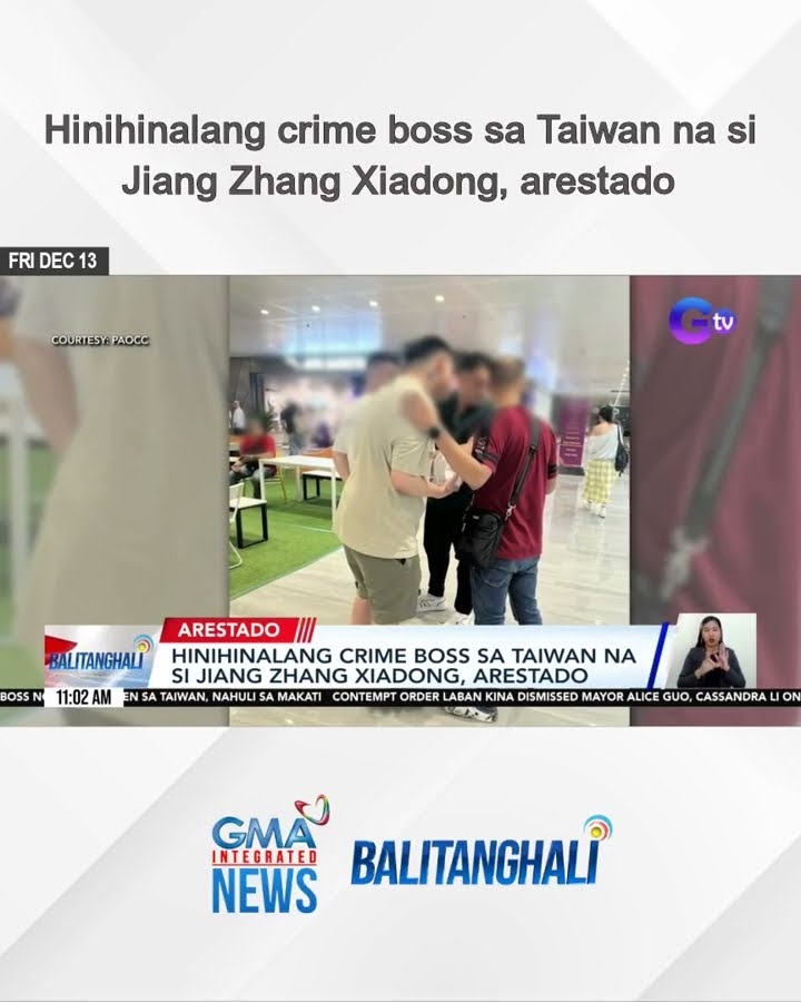Hinihinalang crime boss sa Taiwan na si Jiang Zhang Xiadong, arestado | Balitanghali
