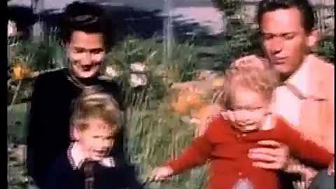 William Holden home movies with his sons and wife ...