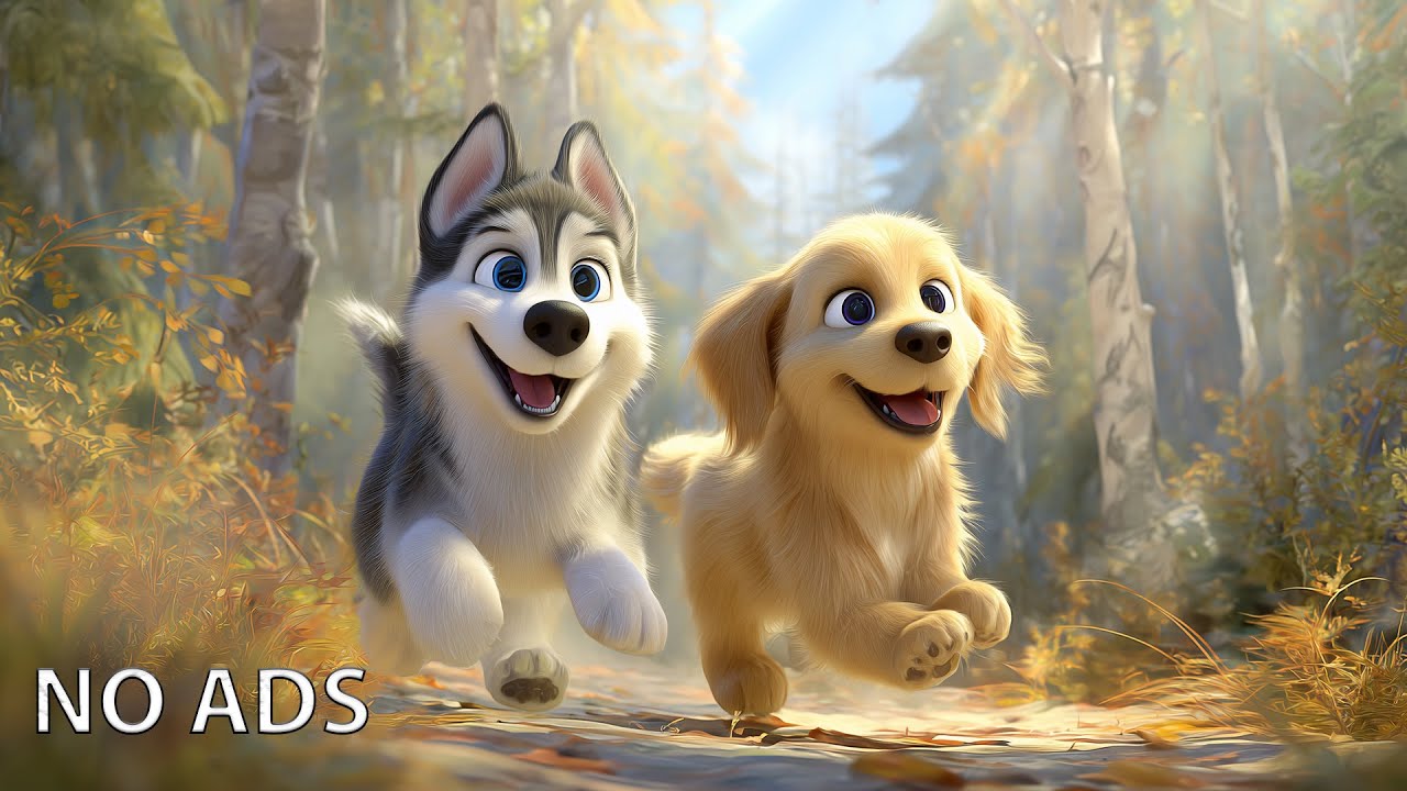 Мультфильм для собак: Волшебная ночь со светлячками ✨