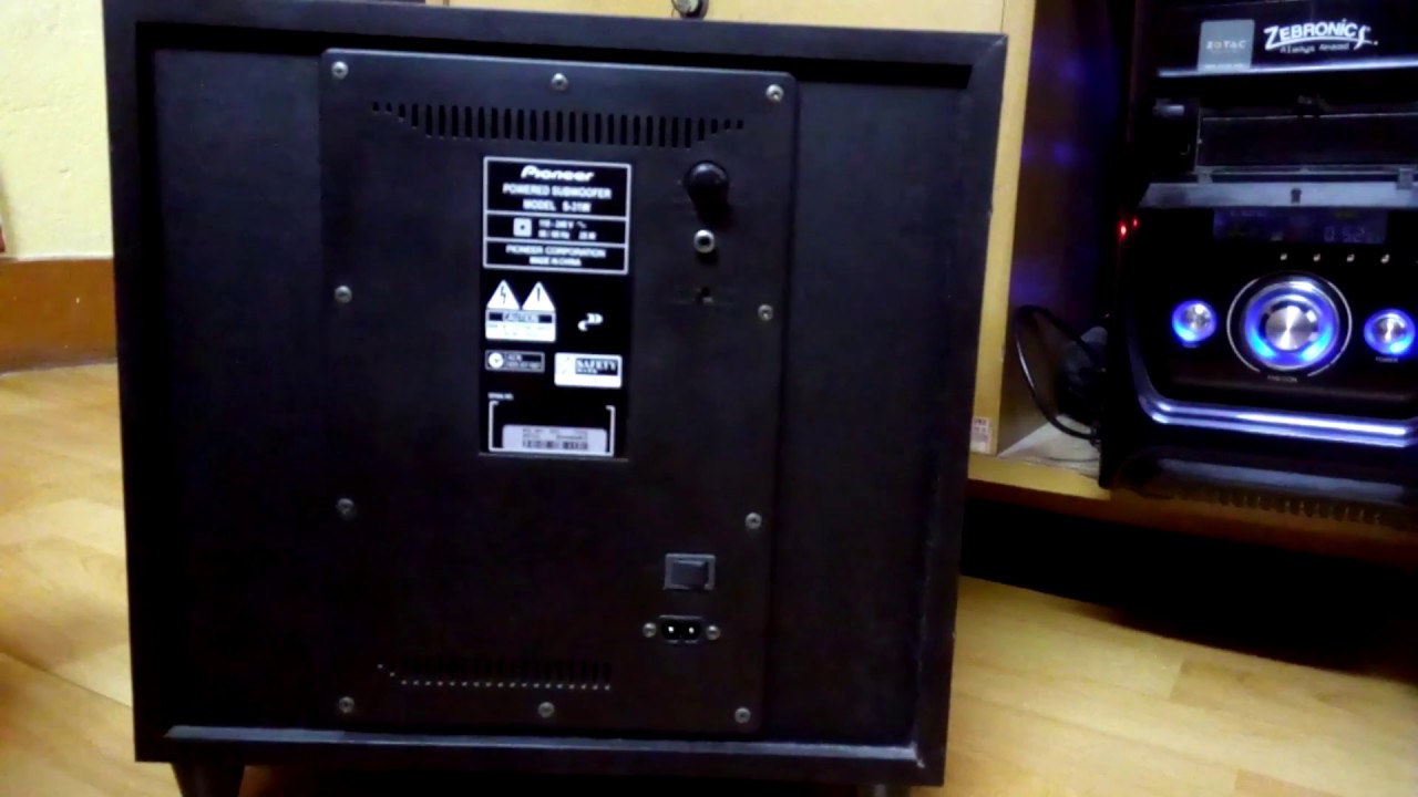 Whats Inside Pioneer Powered Subwoofer Youtube