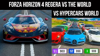Forza Horizon 4  - Koenigsegg Regera vs The World - Is It Fastest Hybrid Hypercar Ever made?