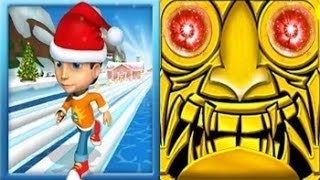 3D Ice Run   Christmas vs Temple Dungeon Endless Run screenshot 5