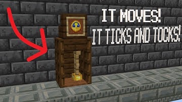 Working Grandfather Clock | Minecraft Tutorial