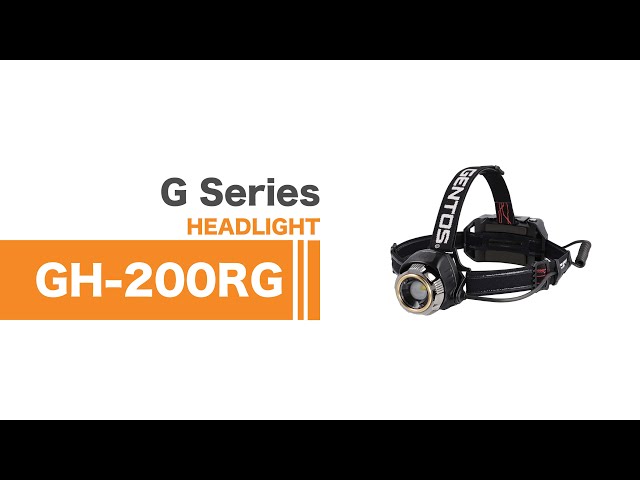 GENTOS GH-200RG点灯動画 - YouTube