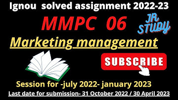 MMPC 06 Solved Assignment 2022-23 | MMPC 06  Solved Assignment in English | MMPC 06 Assignment PDF