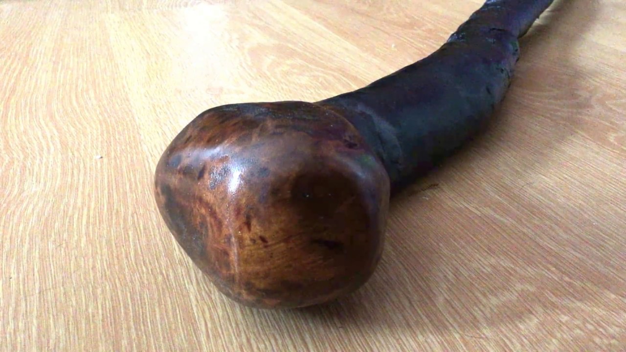 Irish Walking Stick made from Blackthorn YouTube