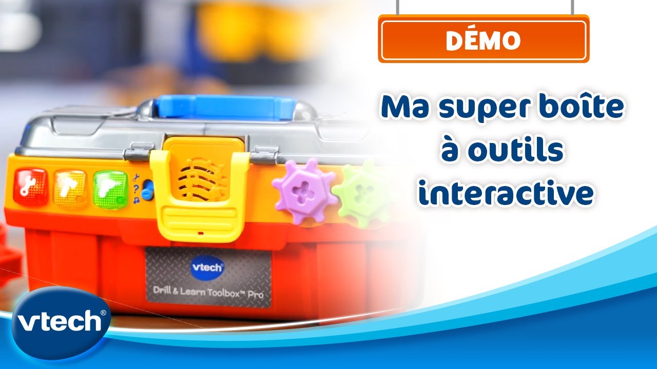 VTech - Boîte à outils pour enfant - Ma super boîte à outils interactive