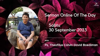 Sermon Online Of The Day - 30 September 2023