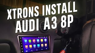 Xtrons Installation - Audi A3 8P Android Head Unit S3 8P