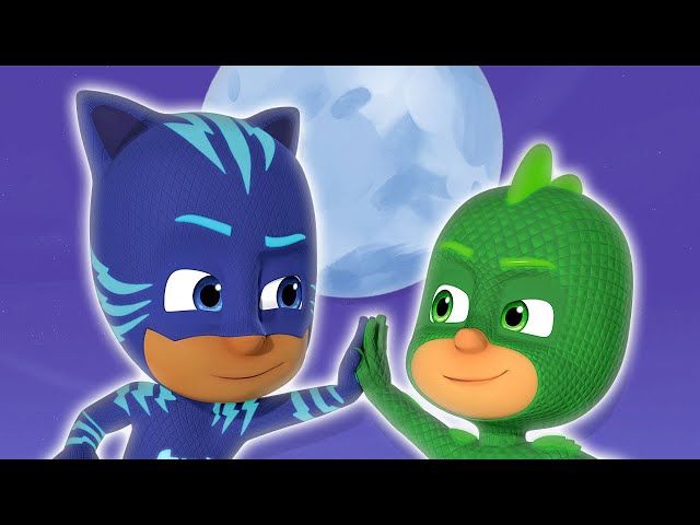 COLORINDO Menino Gato PJ Masks dublado Pinturas desenhos videos infantis  disney junior brasil 