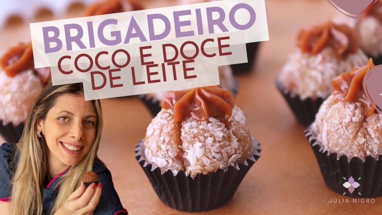 Aprenda a fazer Brigadeiro de Coco Fresco com Doce de Leite | Receita Irresistível