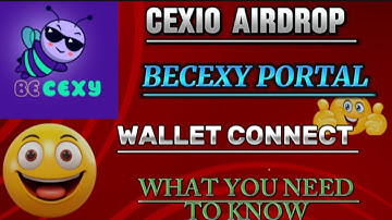 Cexio Airdrop: How To Connect Your Wallet on Becexy Portal: Cexio Airdrop Wallet Problem Solved.