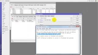 Video learning. this will show you how to block websites on mikrotik
router. if want see more videos, please subscribe video.